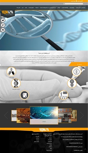 طراحی سایت ژن پژوهان ابن سینا